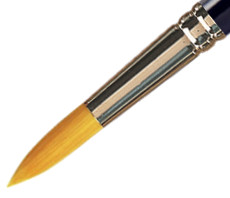 Pensel, Golden akvarell rund. Golden akvarellpensel rund.